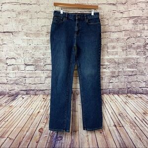 Lauren Jeans Co Medium Wash Mid Rise Straight Leg Jeans